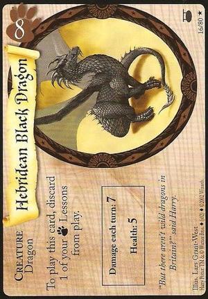 Hebridean Black Dragon